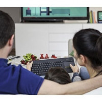 Teclado Logitech K400 cTouchpad Wireless Preto