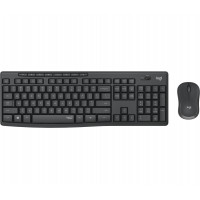 Teclado y Ratón Inalámbricos Logitech Silent Touch MK295 Grafito 