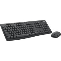 Teclado y Ratón Inalámbricos Logitech Silent Touch MK295 Grafito 