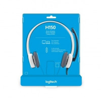 AURICULARES CON microfone LOGITECH HEADSET H150 BLANCO