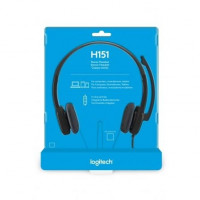 AURICULARES COM Microfone Logitech HEADSET H151