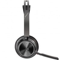 Auriculares Inalámbricos Poly Voyager Focus 2 Microsoft Teams + Adaptador USB-C-A + Soporte de Carga/ con Micrófono/ Bluetooth/ Negros