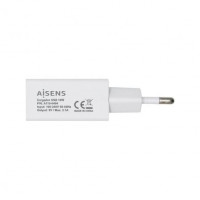 CARGADOR USB CASA AISENS 10W BLANCO CARGADOR USB CASA AISENS 10W BLANCO 10W 5V 2A PROTECCION SOBRECARGAS A110-0404