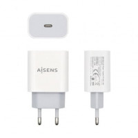 Aisens Cargador 20W USB-C PD3.0 1xUSB-C Blanco