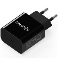 Aisens Cargador 20W USB-C PD3.0 1xUSB-C Negro