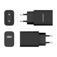 Aisens Cargador USB 10W Alta Eficienc 5V/2A Negro