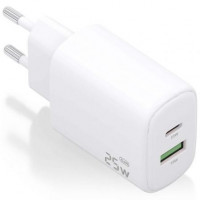 Aisens Cargador GaN 25W USB-C PD 3.0 USB-A QC3.0