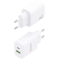 Aisens Cargador GaN 25W USB-C PD 3.0 USB-A QC3.0