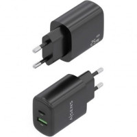 Aisens Cargador GaN 25W USB-C PD 3.0 USB-A QC3.0