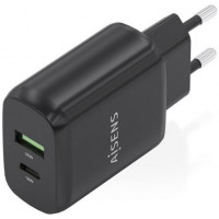 Aisens Cargador GaN 30W USB-C PD3.0 QC4.0 USB-A