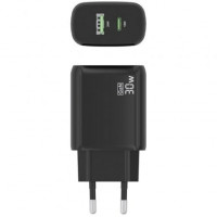 Aisens Cargador GaN 30W USB-C PD3.0 QC4.0 USB-A