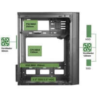 TACENS ANIMA Caja Micro Atx AC5 USB 3.0 Black