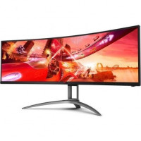 Monitor Gaming Ultrapanorámico Curvo AOC Agon AG493UCX2 48.8 DQHD 1ms 165Hz VA Multimedia Preto