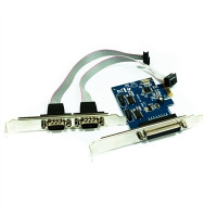 approx! PCIE1P2S Placa 2 Serie1 Paralelo PCI-E