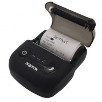 Impresora de Tickets Approx appPOS58PORTABLE+/ Térmica/ Ancho papel 58mm/ USB-Bluetooth/ Negra