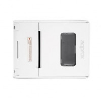 Impresora de Tickets Approx appPOS80AMUSEWH/ Térmica/ Ancho papel 80mm/ USB-RS232-Ethernet/ Blanca