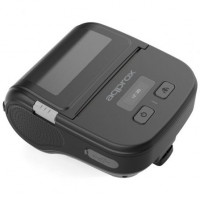 Impresora de Tickets Approx appPOS80PORTABLE/ Térmica/ Ancho papel 80mm/ USB-Bluetooth/ Negra