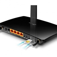Router Inalámbrico 4G TP-Link Archer MR200 V2 750Mbps 2.4GHz 5GHz 2 Antenas WiFi 802.11acna - bgn