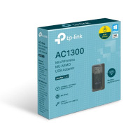 MINI ADAPTADOR USB 3.0 DUAL BAND WIFI AC1300 2.4GHz Y 5GHz TP LINK