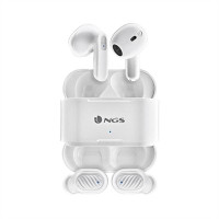 Auriculares Bluetooth NGS Ártica Duo con estuche de carga/ Autonomía 5h/ Blancos
