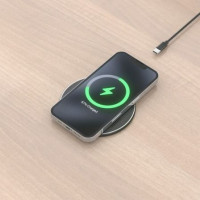 Aisens Cargador Inalámbrico USBC 15W Móvil Negro
