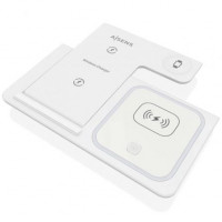 Aisens Cargador Inalámbrico USBC 15W 3 en 1 compac