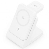 Aisens Cargador Inalámbrico USBC 15W 4 en 1 Blanco
