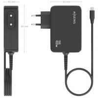 Cargador de Portátil GaN Aisens ASCH-1PD100WL50-BK USB Tipo-C/ 100W/ Automático/ Voltaje 5-20V