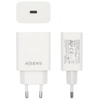 CARGADOR USB-C PD 3.0 AISENS BLANCO