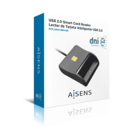 LECTOR Placa DNI AISENS ASCR-SN01-BK preto 