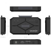 Docking Station para SSD M2 SATA/NVMe Aisens ASDS-M2SATA04B