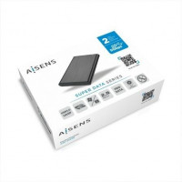 Caixa Externa para Disco Duro de 2.5 Aisens ASE-2525B USB 3.1