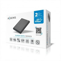 Caixa Externa para Disco Duro de 2.5 Aisens ASE-2525B USB 3.1