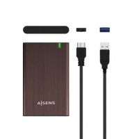Caja Externa para Disco Duro de 2.5 Aisens ASE-2525BWN USB 3.1 Sin tornillos