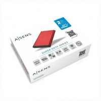 Caixa Externa para Disco Duro de 2.5 Aisens ASE-2525RED USB 3.1