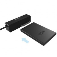 Adaptador para Discos Duros 2.5'/3.5' Aisens ASE-35C02B/ USB Tipo-C Macho - SATA/ con Alimentador