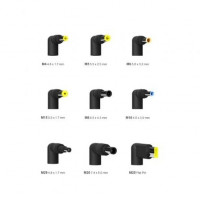 Cargador de Portátil Aisens ASLC-65WAUTO-BK 65W Automático 9 Conectores Voltaje 18.5-20V