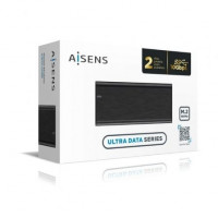 Caixa  Externa para Disco Duro SSD M.2 Aisens ASM2-008B USB 3.1 Gen2 Sin Tornillos