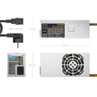 Fuente de Alimentación TFX Aisens ASPC-500TFX-PSE/ 500W/ Ventilador 8cm