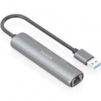 Aisens USB-A 3.0 Dock a RJ45 Hub 3xUSB-A 15cm