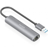 Aisens USB-A 3.0 Dock a RJ45 Hub 1xUSB-C 2xUSB-A