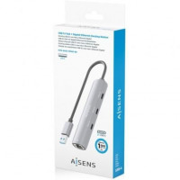Aisens USB-A 3.0 Dock a RJ45 Hub 3xUSB-C 15cm