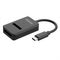 Dock USB Tipo-C para SSD M2 SATA/NVMe NGFF Aisens ASUC-M2D011-BK/ Negro