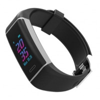 PULSERA CUANTIFICADORA DENVER BFG-550 - PANTALLA COLOR 2.4CM - BT - GPS - NOTIFICACIONES - FRECUENCIA CARDIACA - IP67 - BAT. 160MAH