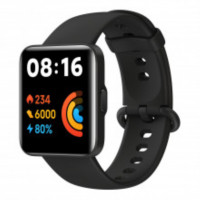 Smartwatch Xiaomi Redmi Watch 2 Lite Notificações Frequência cardíaca GPS Preto