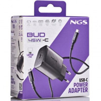 NGS CARGADOR GAN ULTRARAP 45W USB-C CON CABL