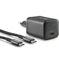 Cargador GaN de Portátil NGS BUD65W-AS para Asus/ 1xUSB Tipo-C/ 65W/ Automático/ 8 Conectores/ Voltaje 5-20V