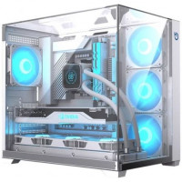 Hiditec Caja ATX Gaming Sky White USB 3.1 TYPE-C