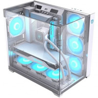 Hiditec Caja ATX Gaming Sky White USB 3.1 TYPE-C