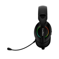 Coolbox Auriculares Diadema Mic WB01 RF+BT Negro
